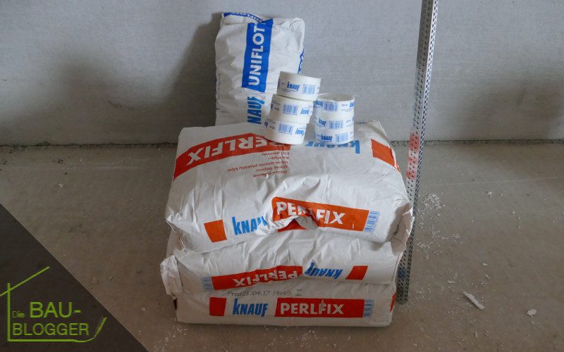 Kellerausbau II: Jede Menge Material